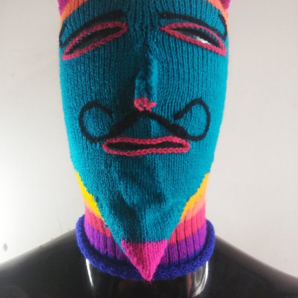 Halloween Personalized Unisex Mask Hat - warm winter - Picture 4 of 10